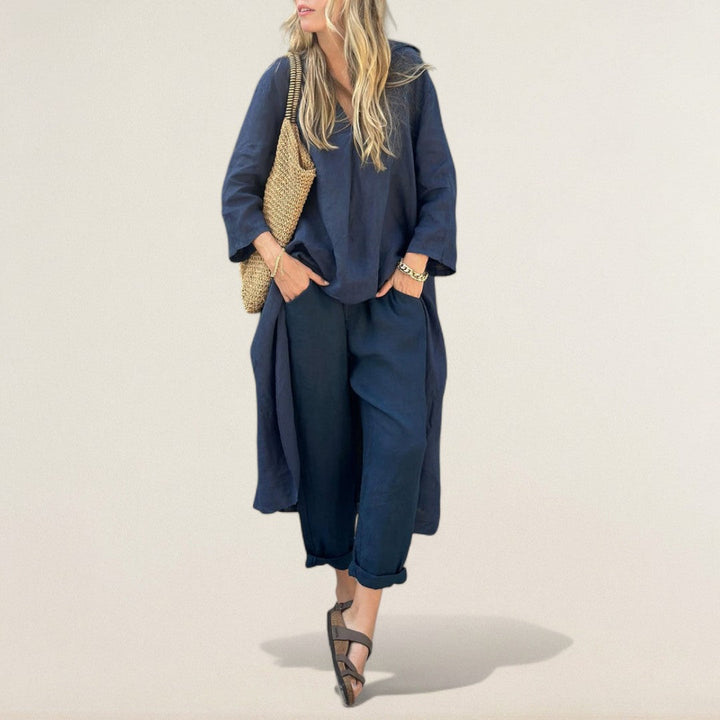 Αθηνά – αέρινο λινό σετ για κάθε μέρα