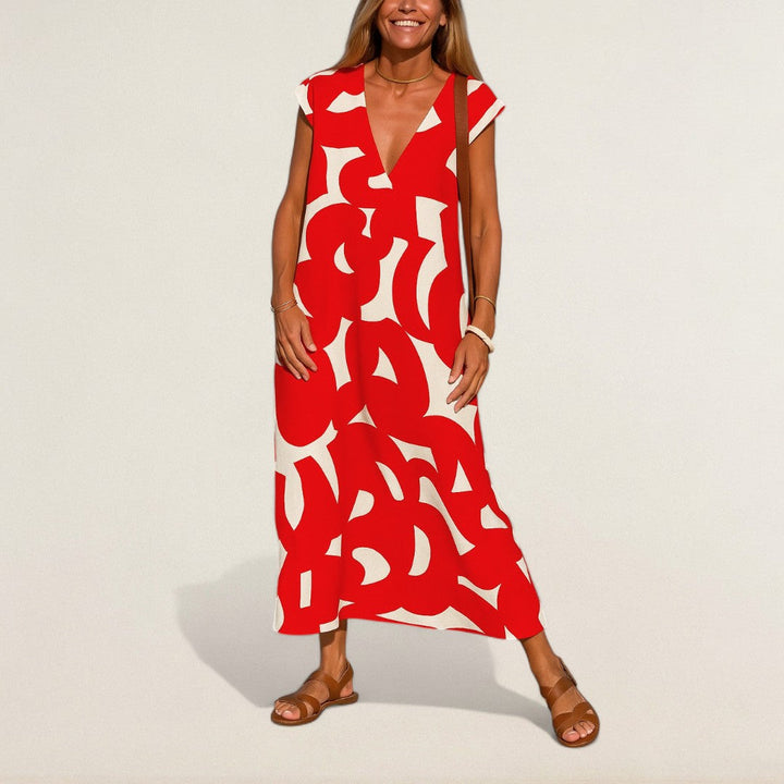 Άννα – αέρινα φορέματα με γραφικό σχέδιο