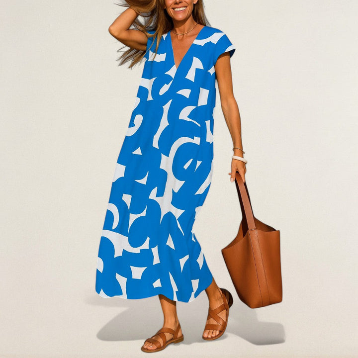 Άννα – αέρινα φορέματα με γραφικό σχέδιο