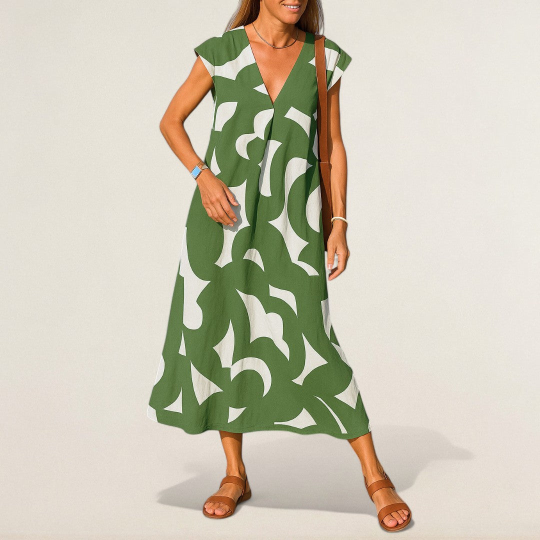 Άννα – αέρινα φορέματα με γραφικό σχέδιο