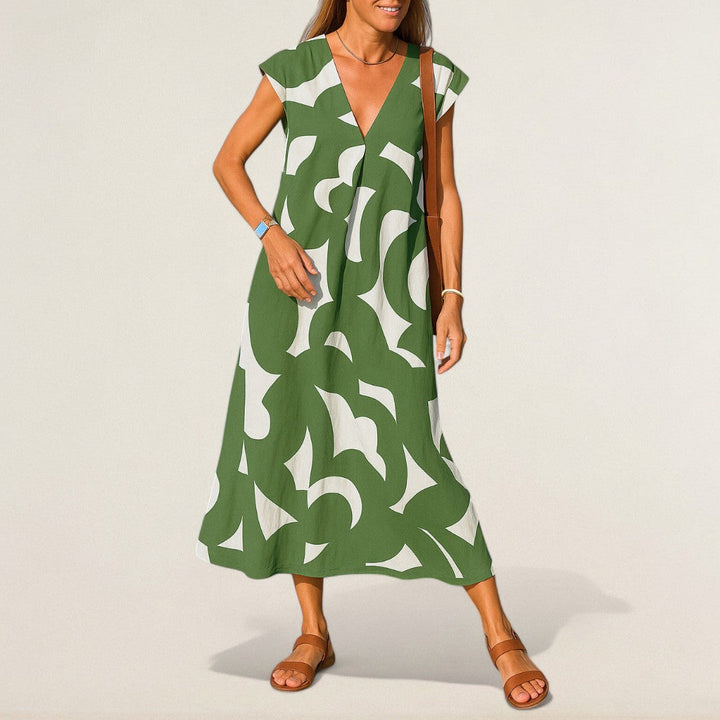 Άννα – αέρινα φορέματα με γραφικό σχέδιο