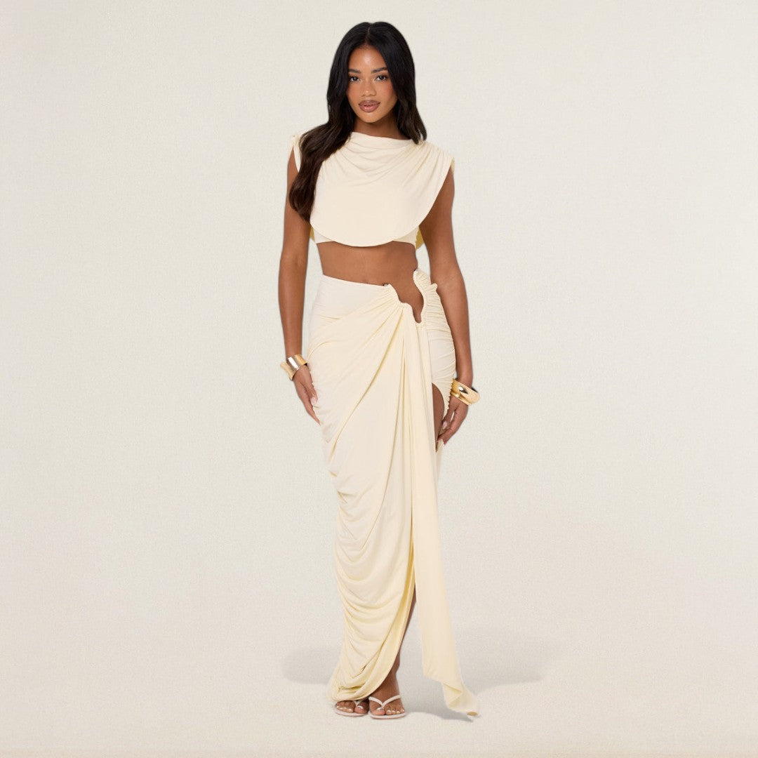 Ελένη – Σετ Δύο Τεμαχίων με Ρυθμισμένη Σιλουέτα