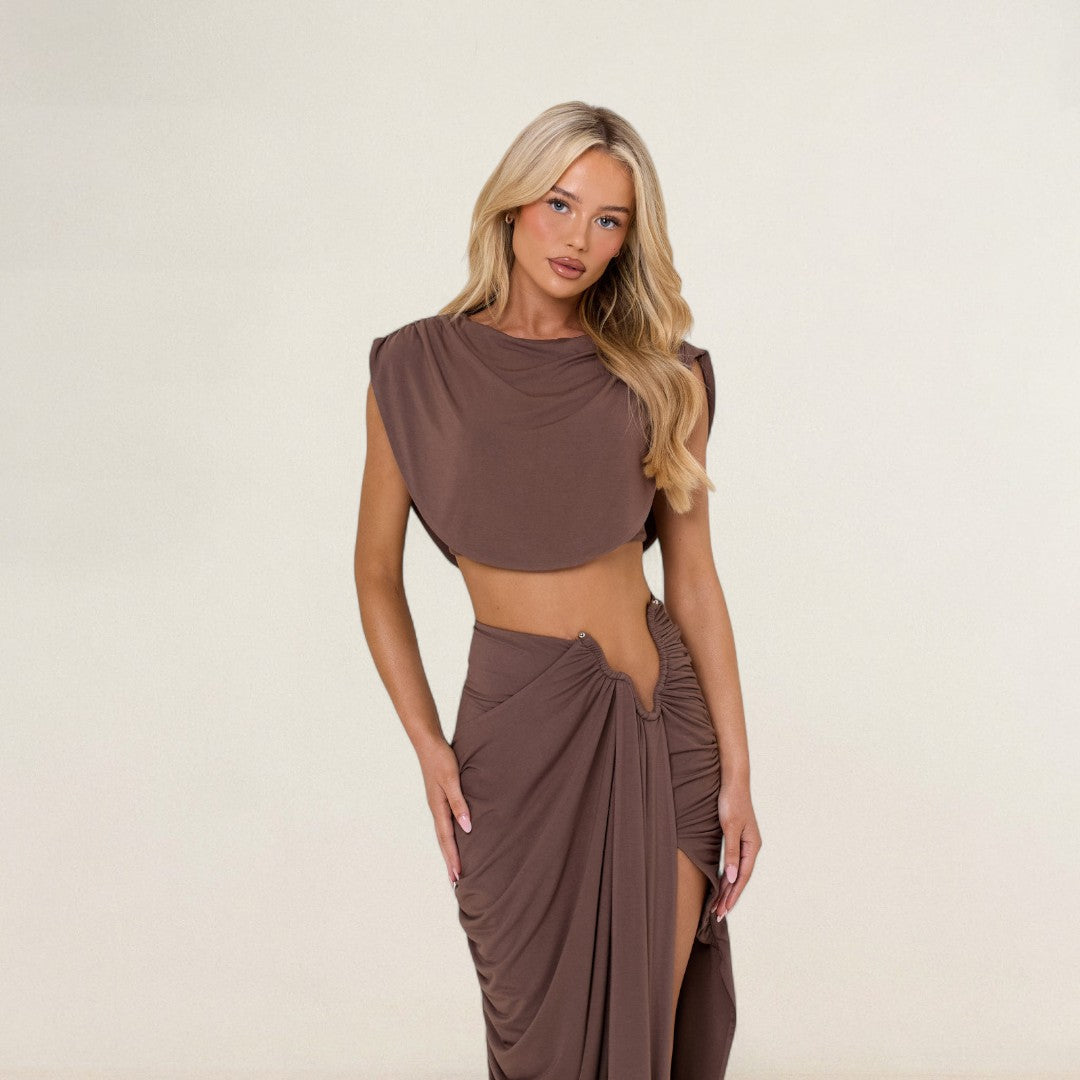 Ελένη – Σετ Δύο Τεμαχίων με Ρυθμισμένη Σιλουέτα