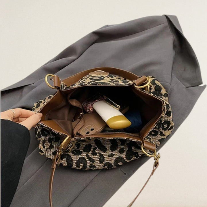 Θάλεια – Τσαντάκι με Λεοπάρ Σχέδιο