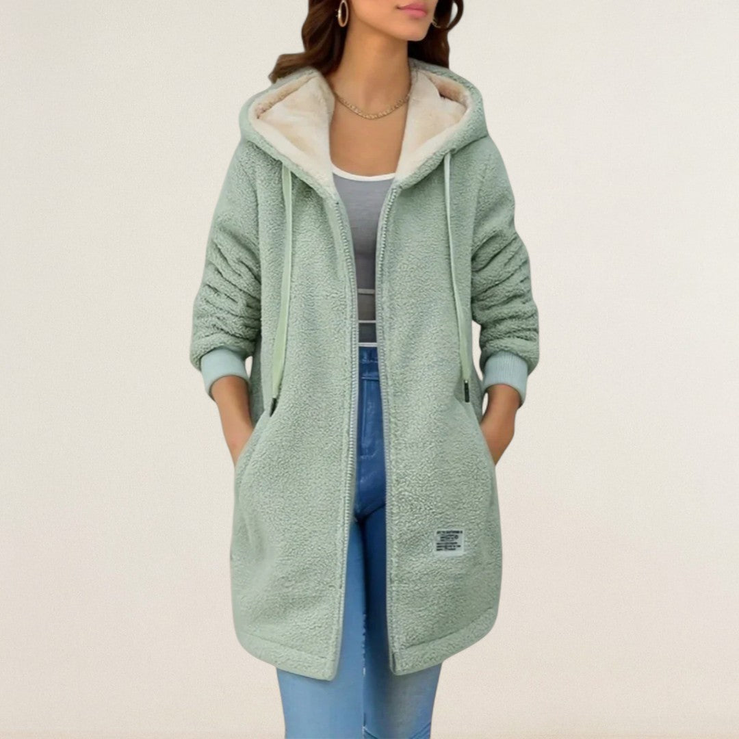 Ρόνια – Άνετο Μπουφάν με Κουκούλα για Κρύες Μέρες