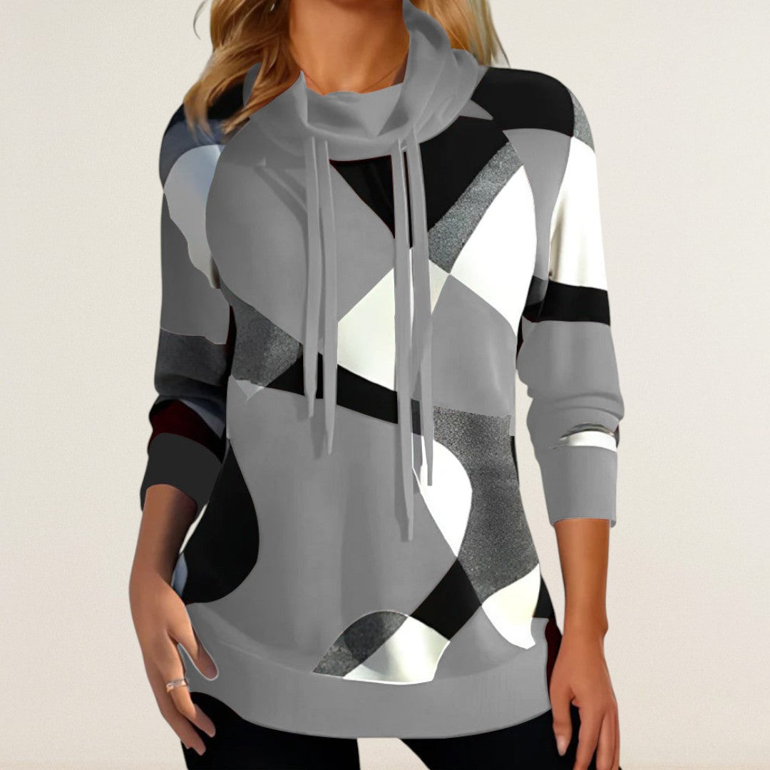 Σοραγιά – Αθλητικό πουλόβερ με ψηλό γιακά