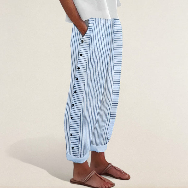 Νοελία – Ελευθερία καλοκαιρινά παντελόνια με στυλ