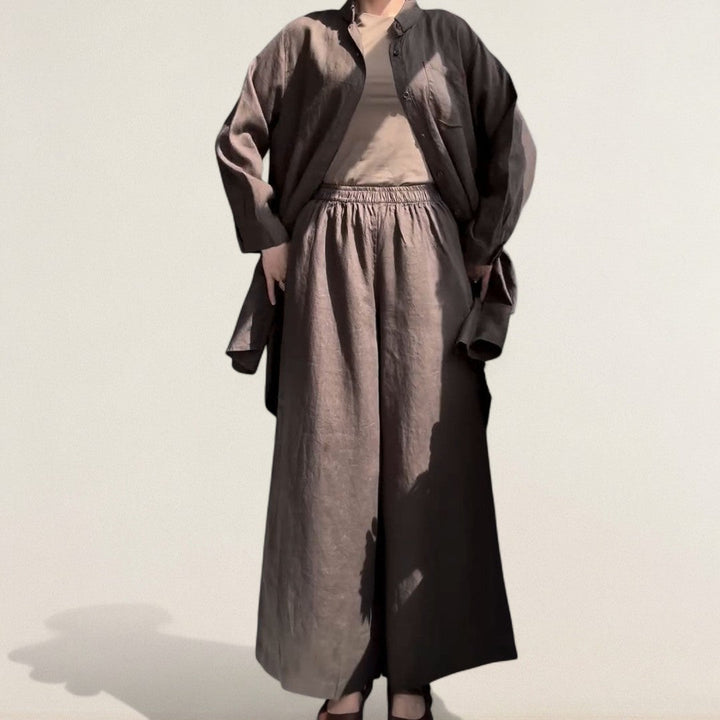 Ελένη – Σετ Λινών με Χαλαρή Γραμμή