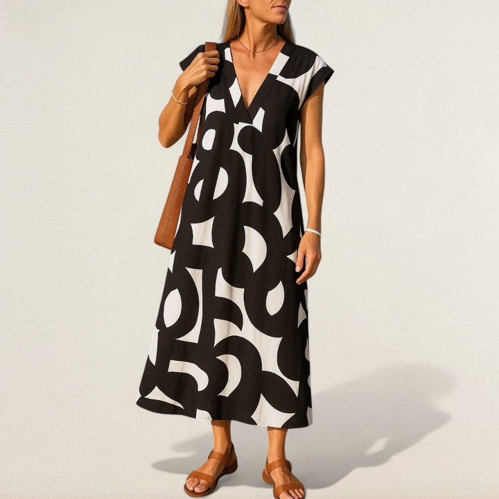 Άννα – αέρινα φορέματα με γραφικό σχέδιο