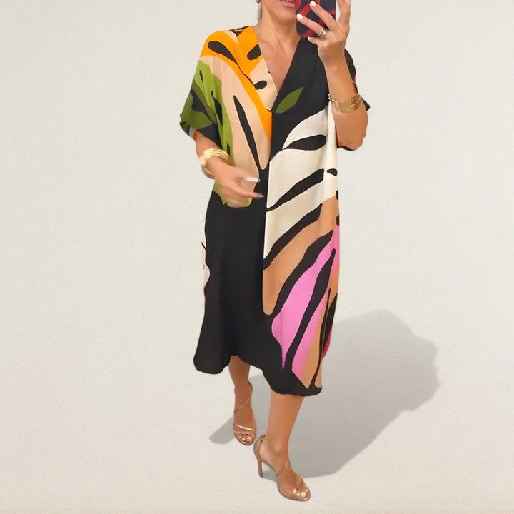 Μαρία – Χαλαρό φόρεμα με καλλιτεχνική αίσθηση