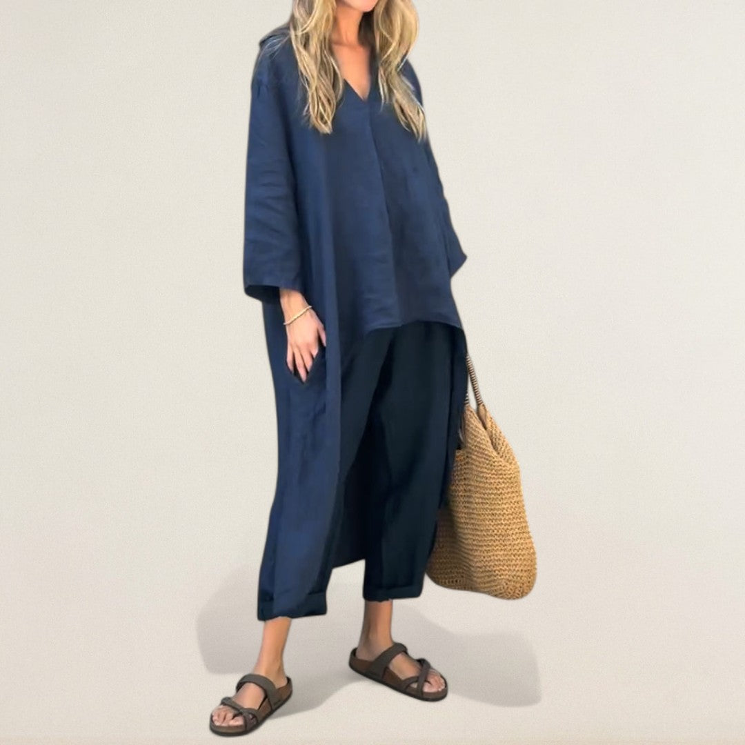 Αθηνά – αέρινο λινό σετ για κάθε μέρα