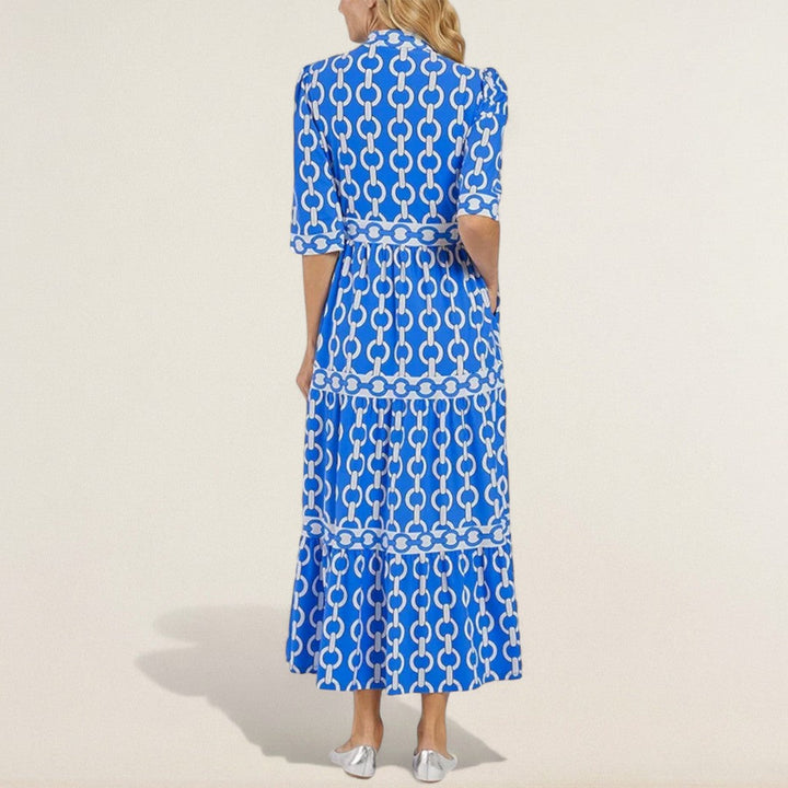 Μαρία – Ροή φόρεμα με στυλάτη παρουσία