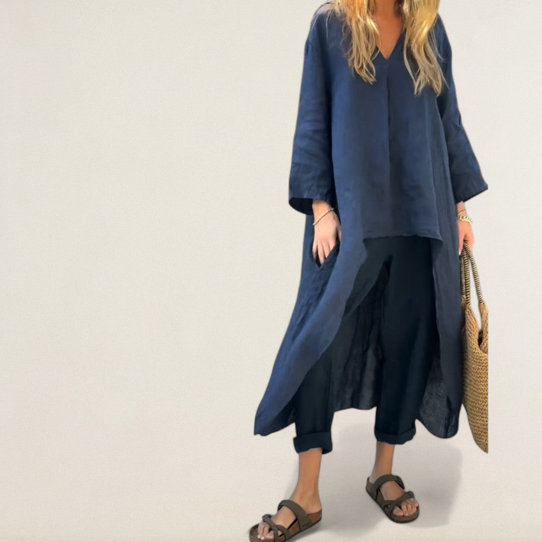 Αθηνά – αέρινο λινό σετ για κάθε μέρα