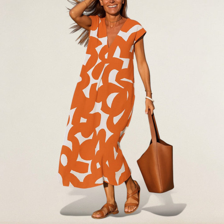 Άννα – αέρινα φορέματα με γραφικό σχέδιο