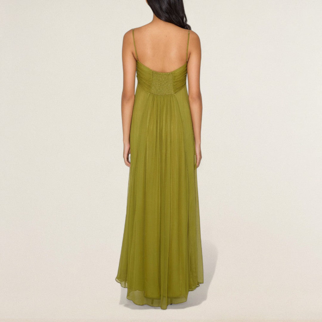 Ελένη – Ρομαντικό Μαξιφόρεμα με λεπτούς ιμάντες