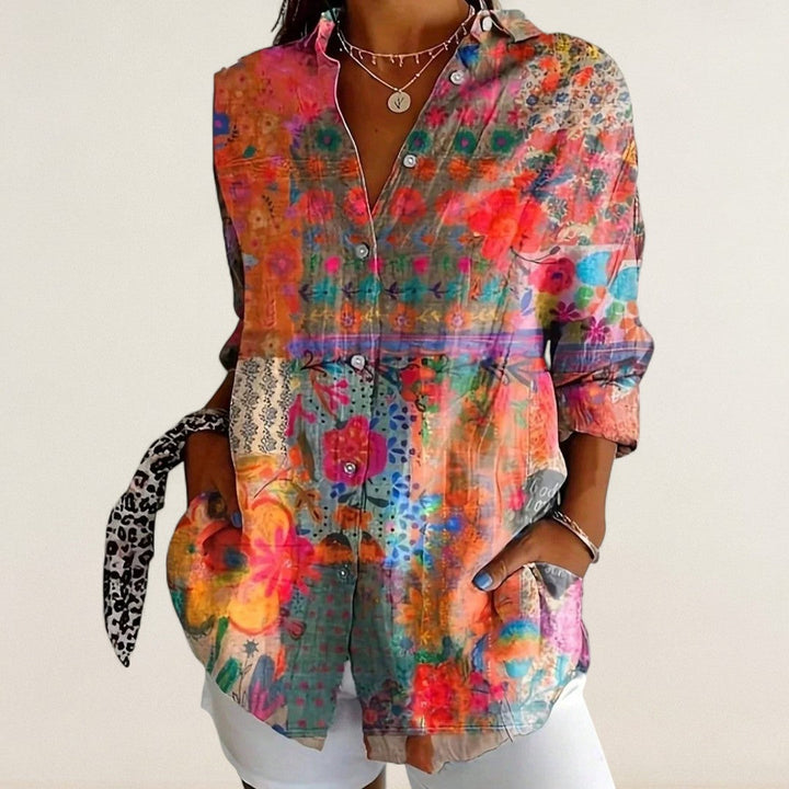 Μαρία – αέρινη Boho μπλούζα για Daily Chic