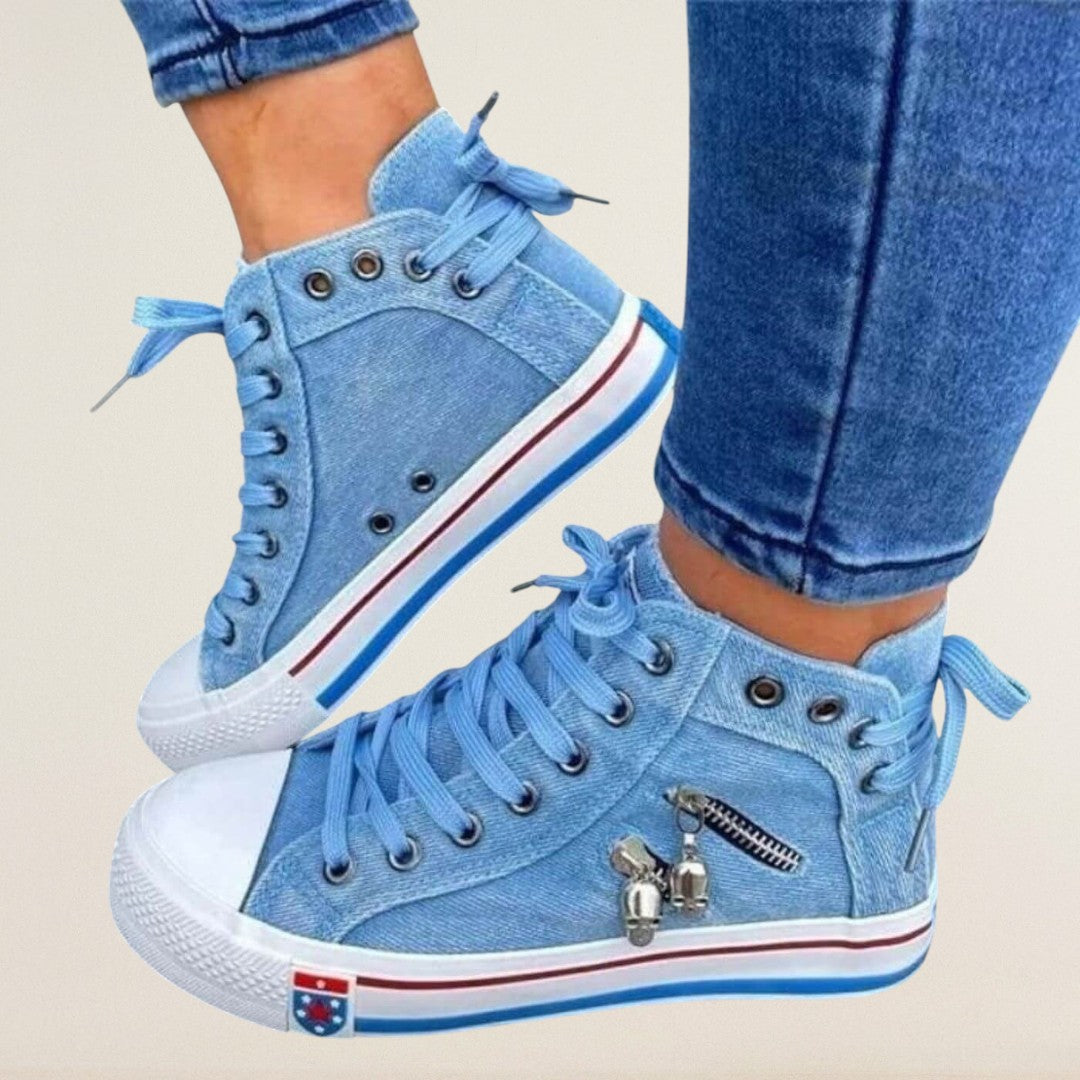 Μαρία – ορθοπεδικό ψηλό τζιν με αστικό στυλ