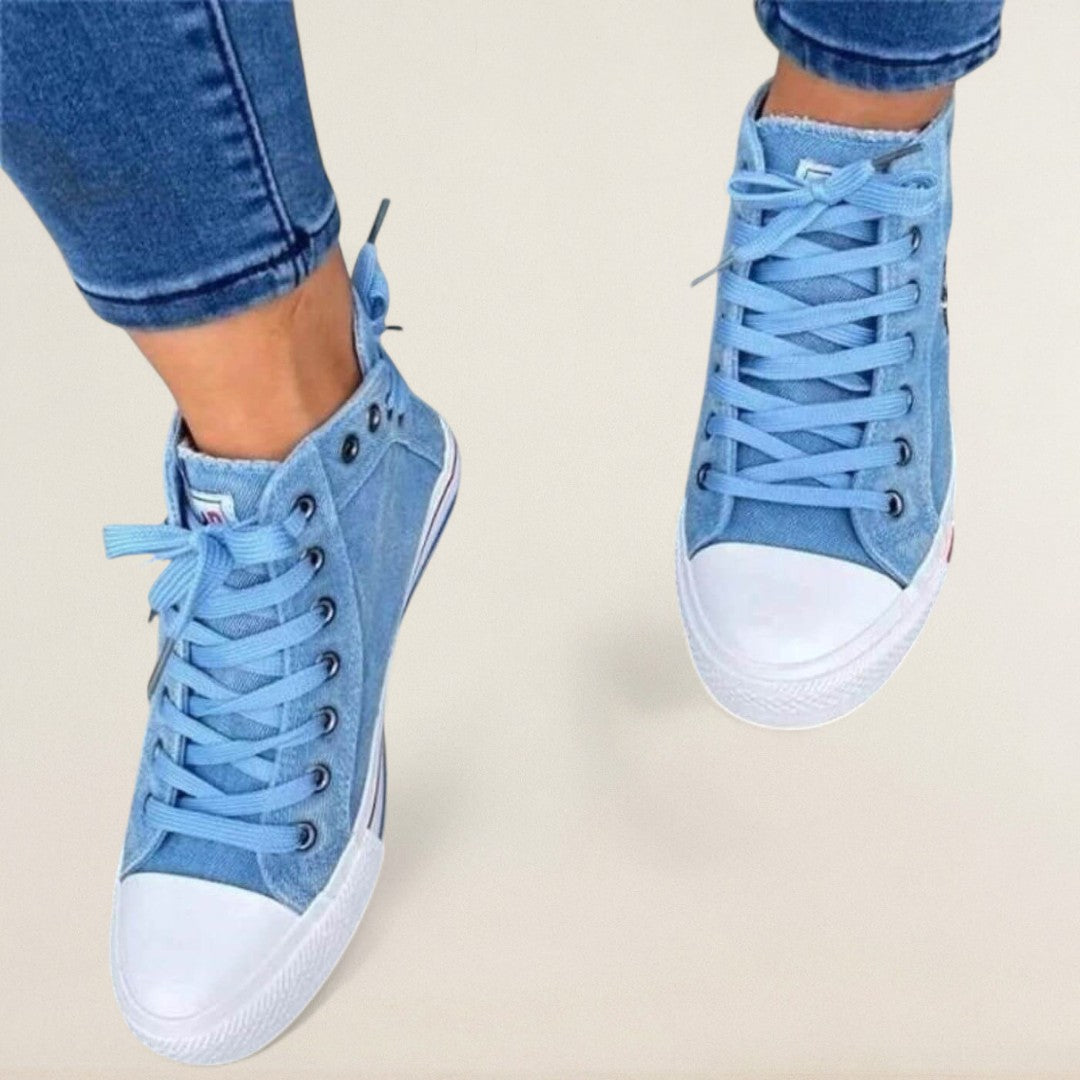 Μαρία – ορθοπεδικό ψηλό τζιν με αστικό στυλ