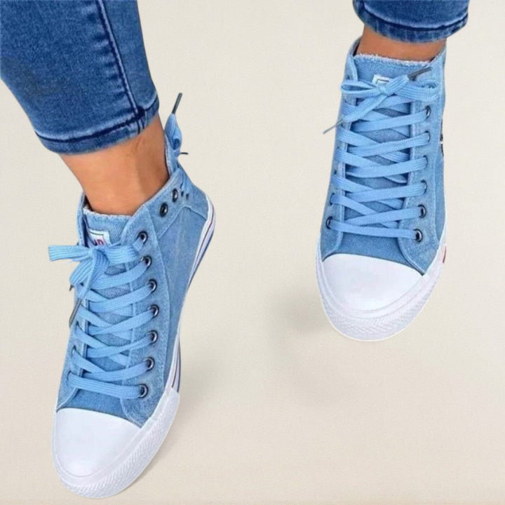 Μαρία – ορθοπεδικό ψηλό τζιν με αστικό στυλ