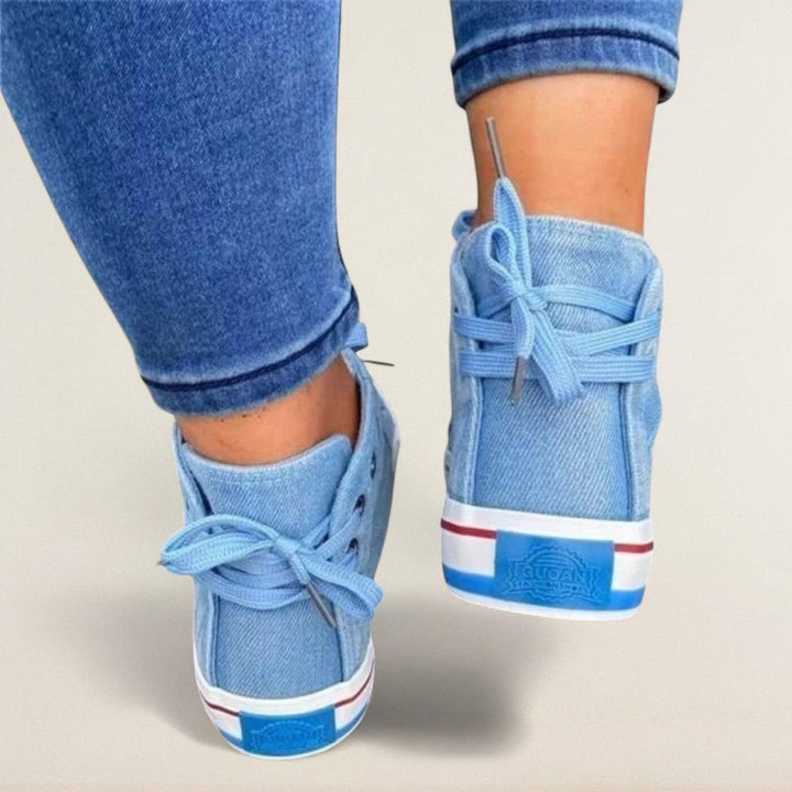 Μαρία – ορθοπεδικό ψηλό τζιν με αστικό στυλ