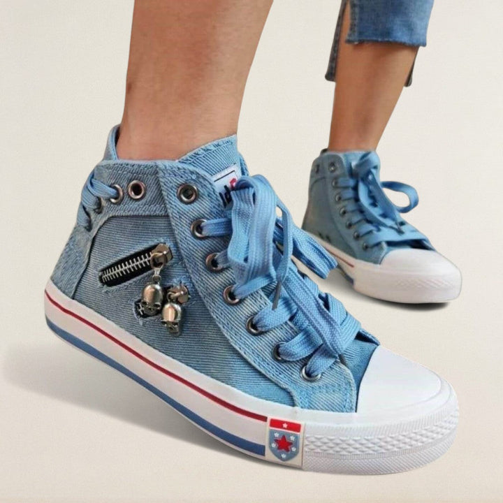 Μαρία – ορθοπεδικό ψηλό τζιν με αστικό στυλ