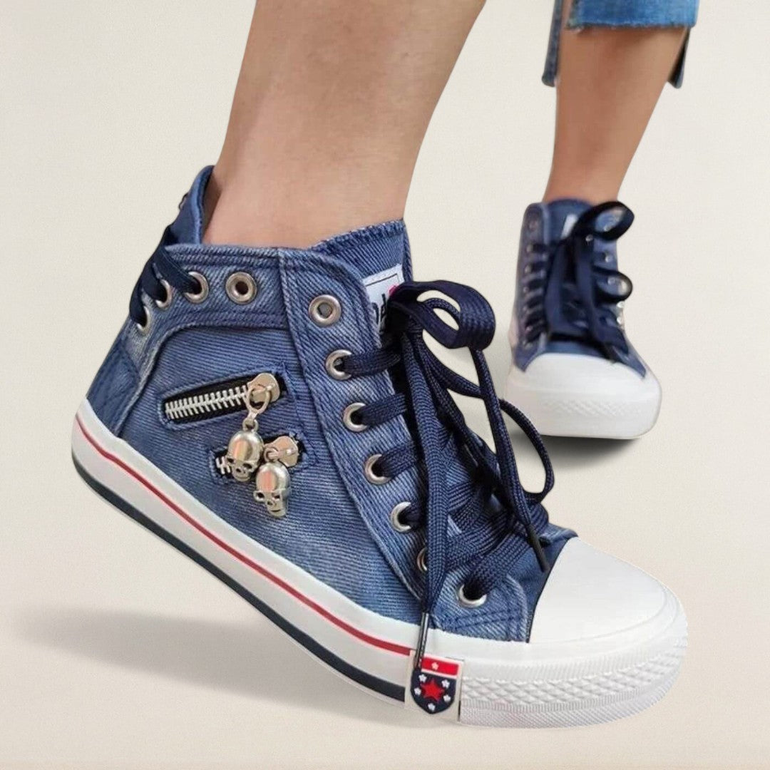 Μαρία – ορθοπεδικό ψηλό τζιν με αστικό στυλ