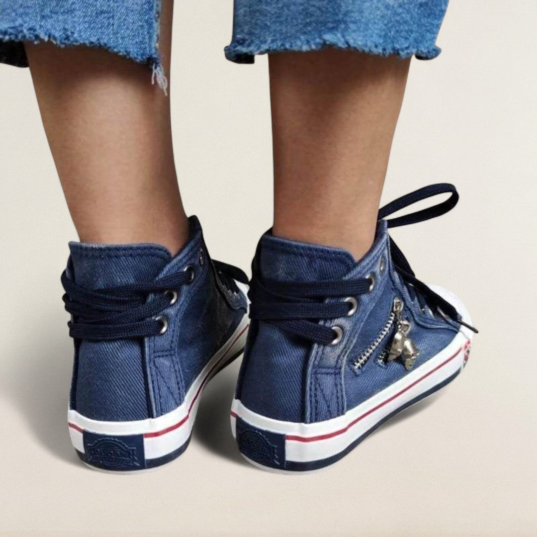 Μαρία – ορθοπεδικό ψηλό τζιν με αστικό στυλ