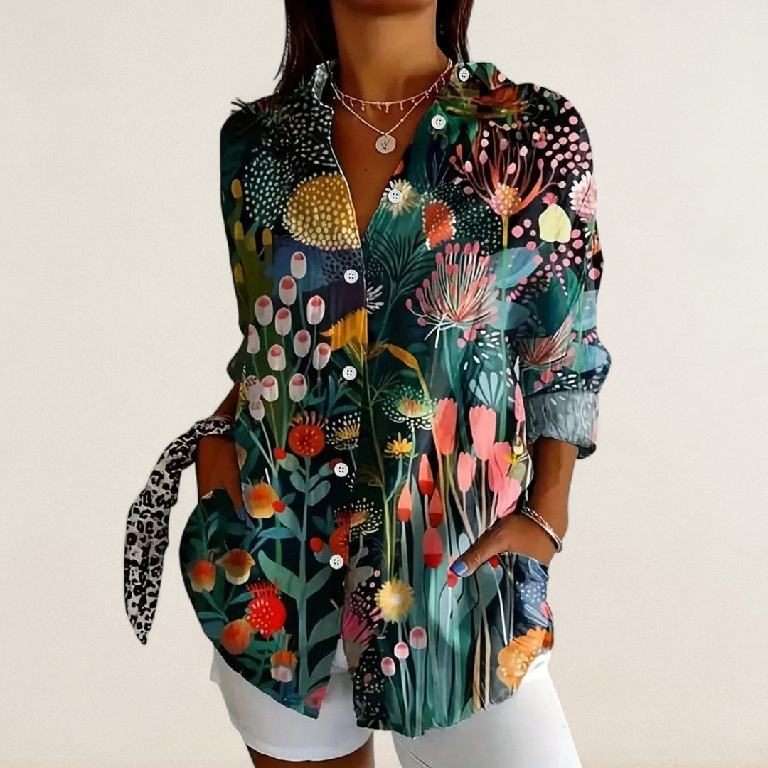 Μαρία – αέρινη Boho μπλούζα για Daily Chic