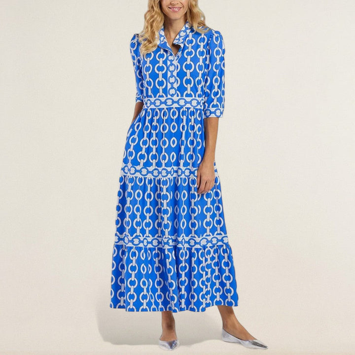 Μαρία – Ροή φόρεμα με στυλάτη παρουσία