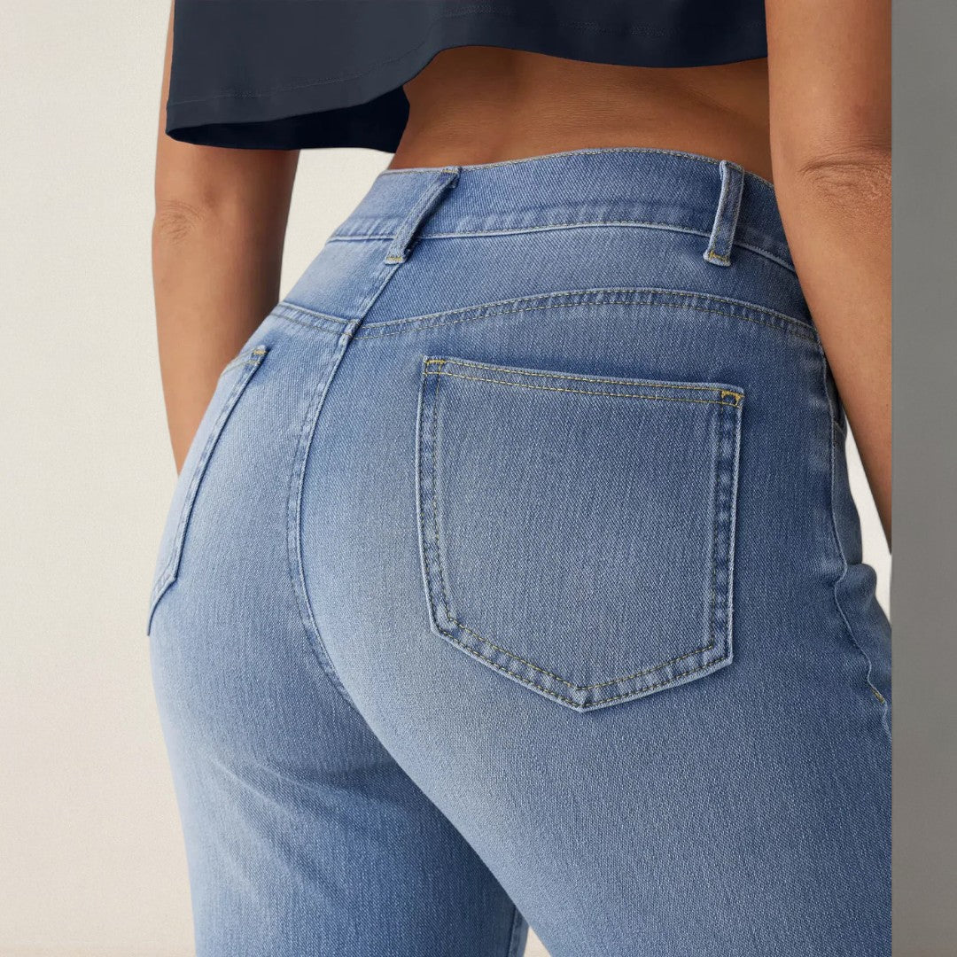 Ραχέλ – Ελαστικά Υψηλής Μέσης Τζιν με Άνεση