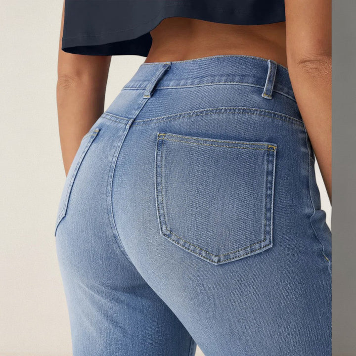 Ραχέλ – Ελαστικά Υψηλής Μέσης Τζιν με Άνεση