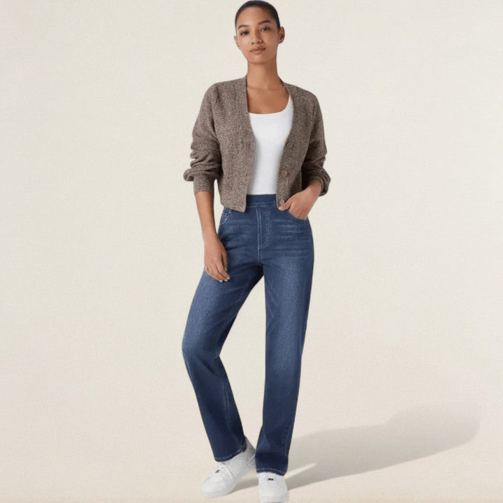 Ραχέλ – Ελαστικά Υψηλής Μέσης Τζιν με Άνεση