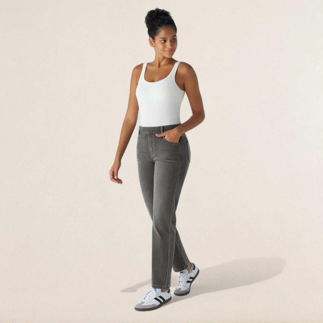 Ραχέλ – Ελαστικά Υψηλής Μέσης Τζιν με Άνεση