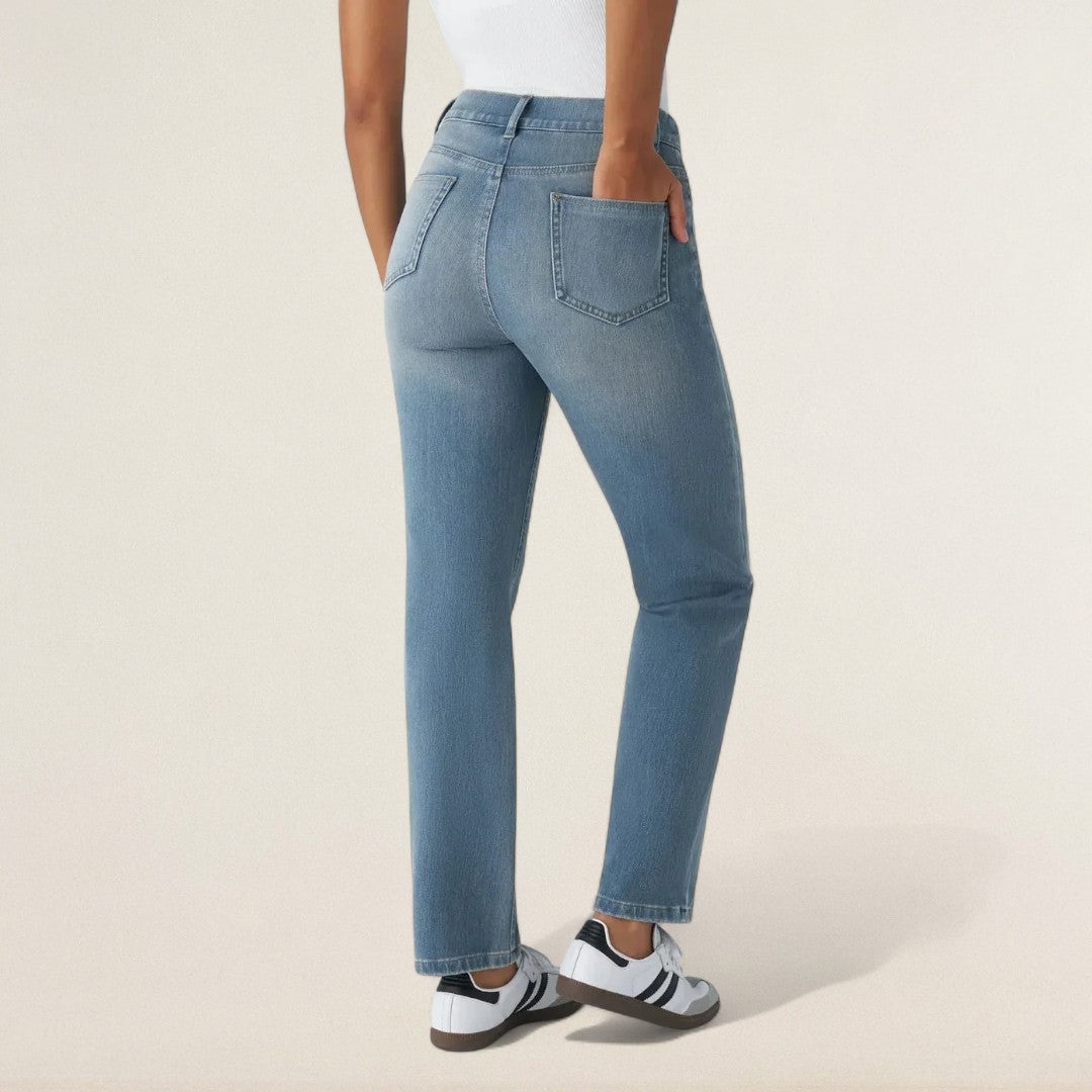 Ραχέλ – Ελαστικά Υψηλής Μέσης Τζιν με Άνεση