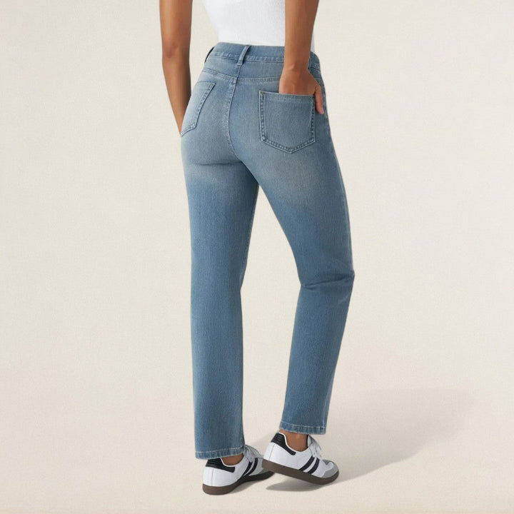 Ραχέλ – Ελαστικά Υψηλής Μέσης Τζιν με Άνεση