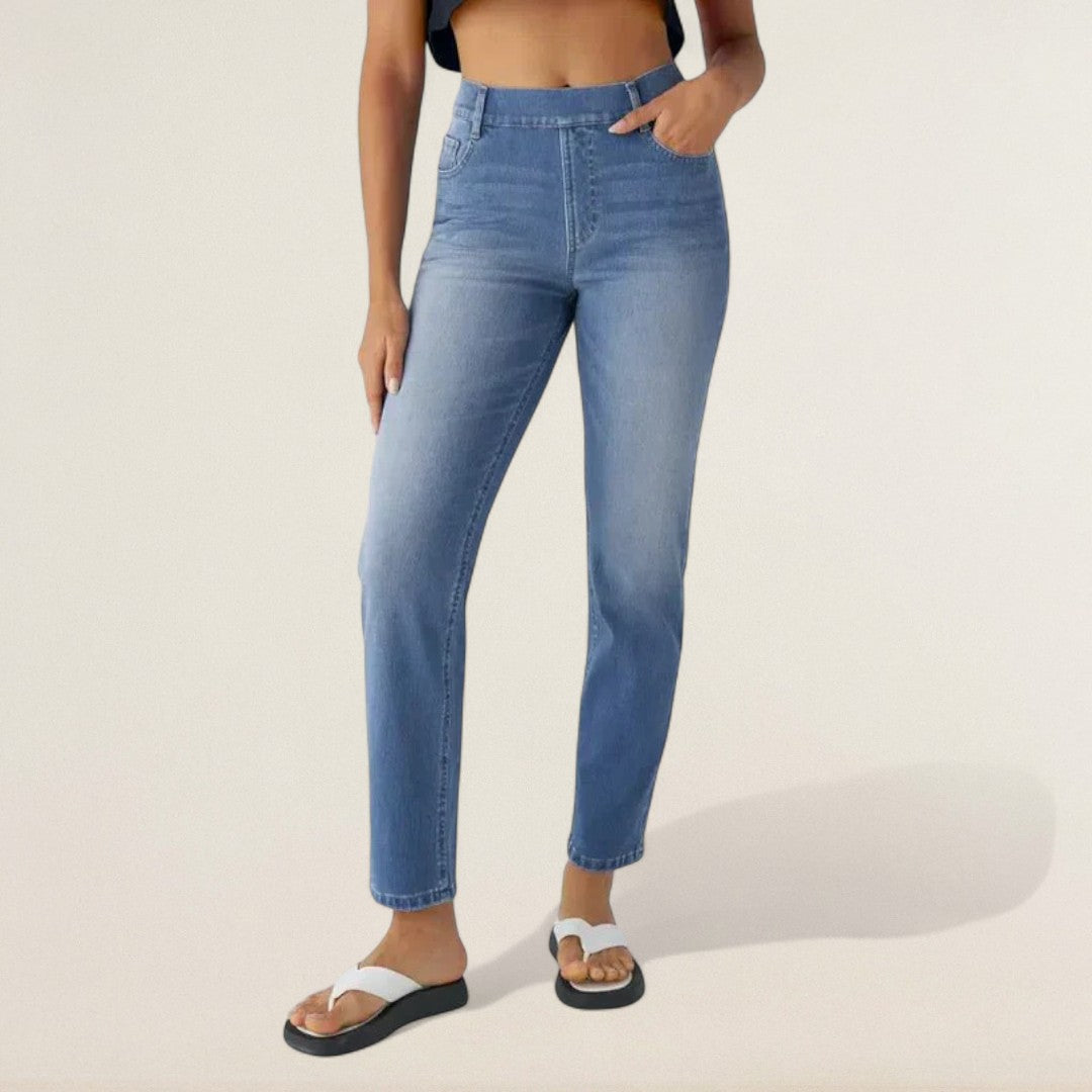 Ραχέλ – Ελαστικά Υψηλής Μέσης Τζιν με Άνεση