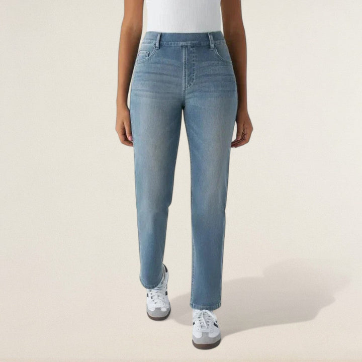 Ραχέλ – Ελαστικά Υψηλής Μέσης Τζιν με Άνεση