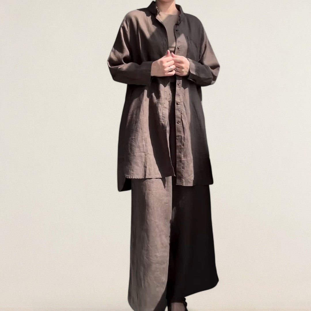 Ελένη – Σετ Λινών με Χαλαρή Γραμμή