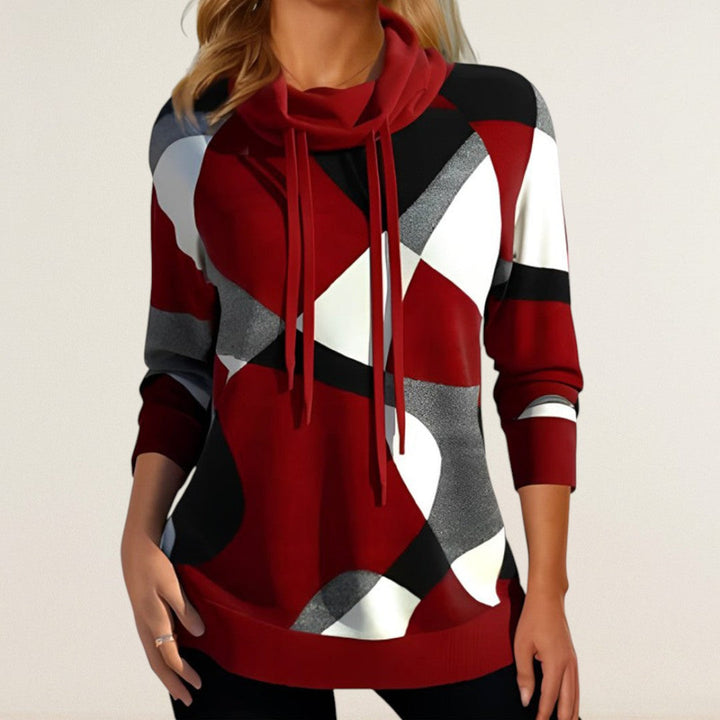 Σοραγιά – Αθλητικό πουλόβερ με ψηλό γιακά