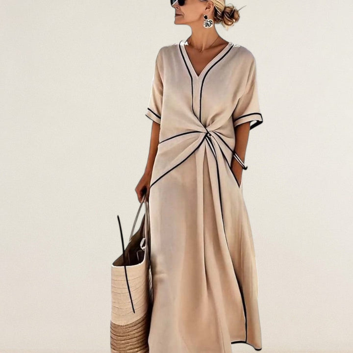 Λεωνίνα – αέρινο κομψό καλοκαιρινό φόρεμα