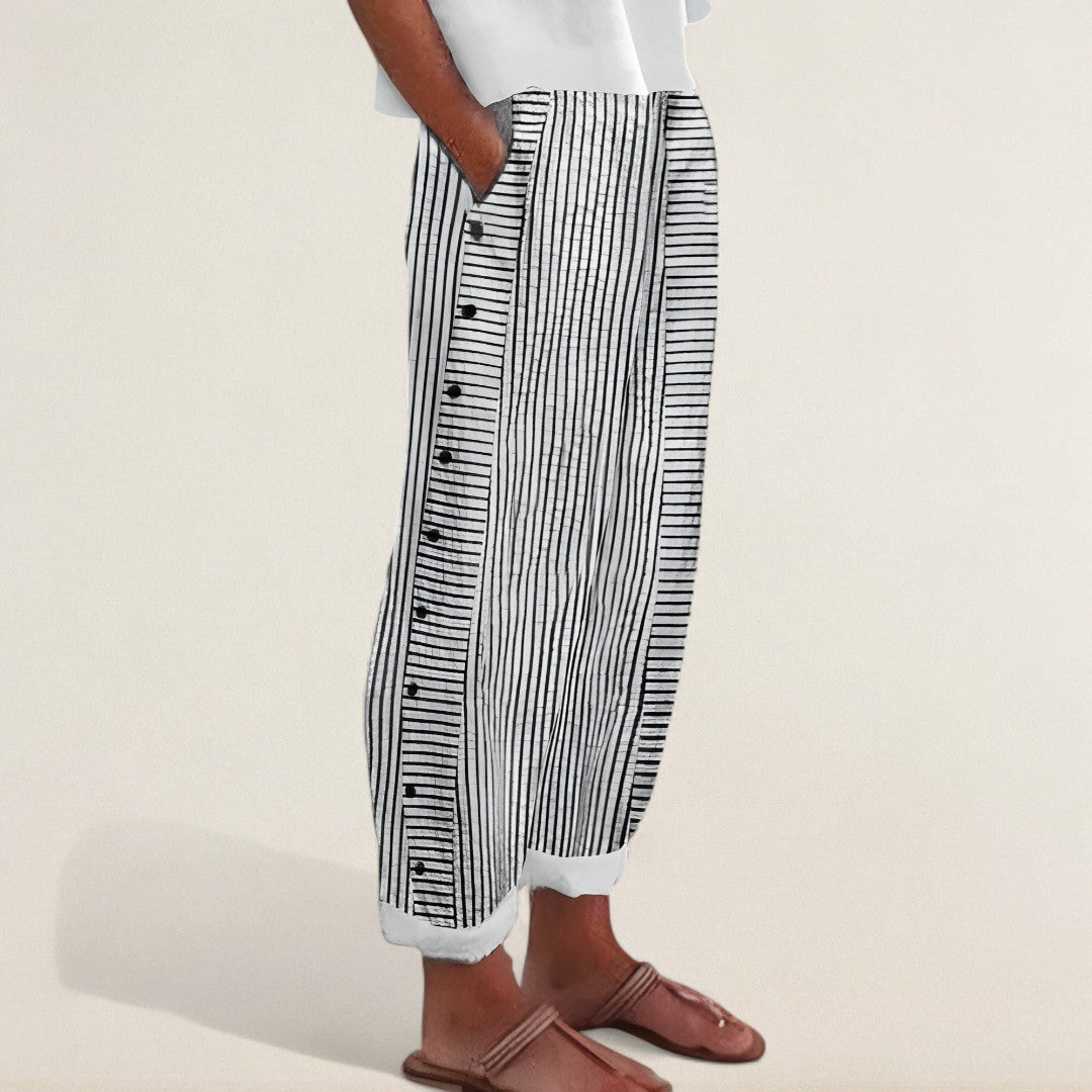 Νοελία – Ελευθερία καλοκαιρινά παντελόνια με στυλ