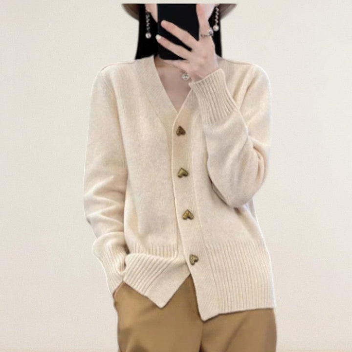 Σελίνα – κομψό cardigan με γοητευτική νότα