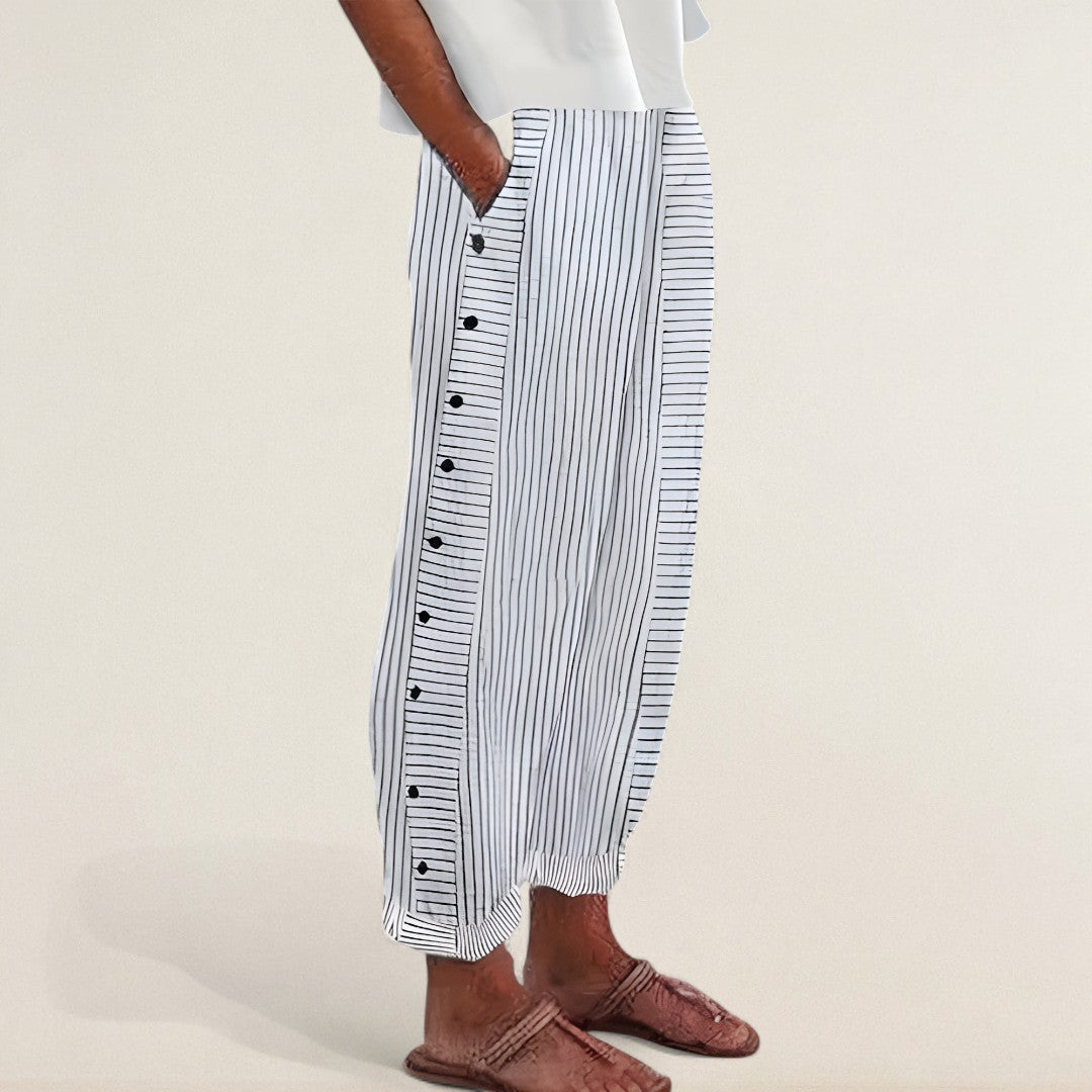 Νοελία – Ελευθερία καλοκαιρινά παντελόνια με στυλ