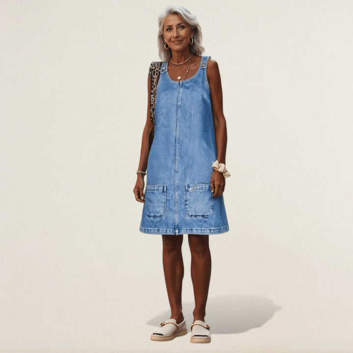 Μαρία – χαλαρό καλοκαιρινό φόρεμα με τσέπη