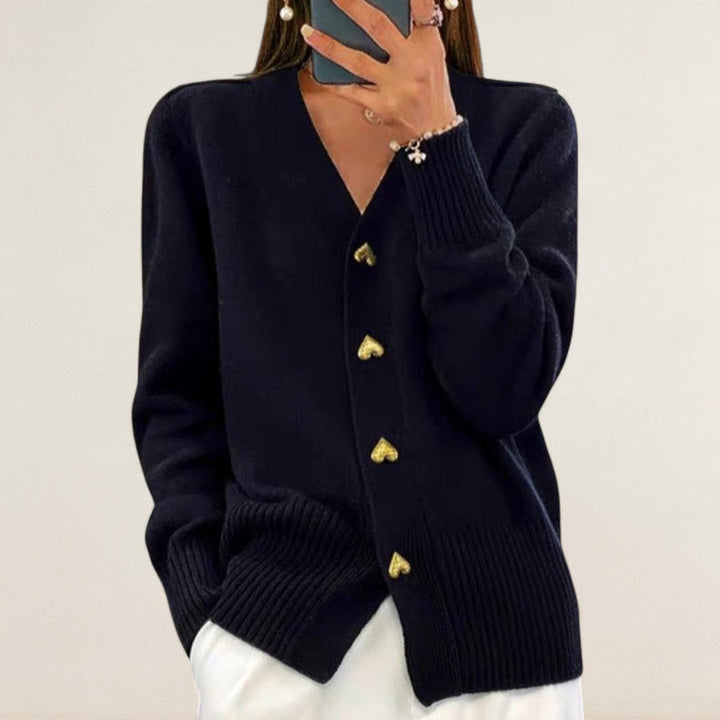 Σελίνα – κομψό cardigan με γοητευτική νότα