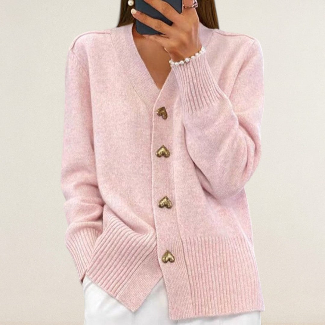 Σελίνα – κομψό cardigan με γοητευτική νότα