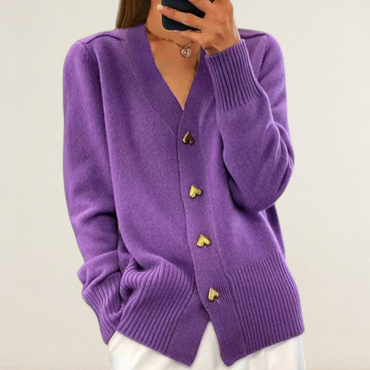 Σελίνα – κομψό cardigan με γοητευτική νότα