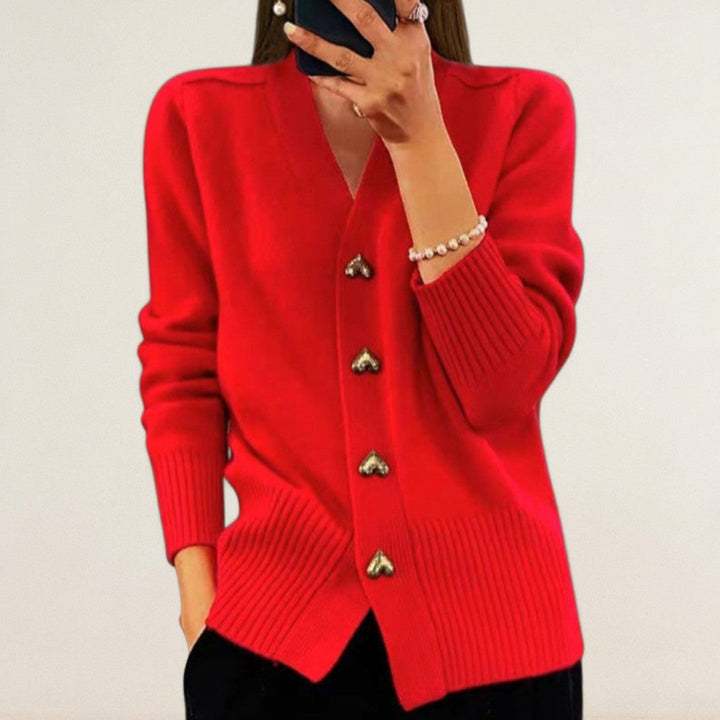 Σελίνα – κομψό cardigan με γοητευτική νότα
