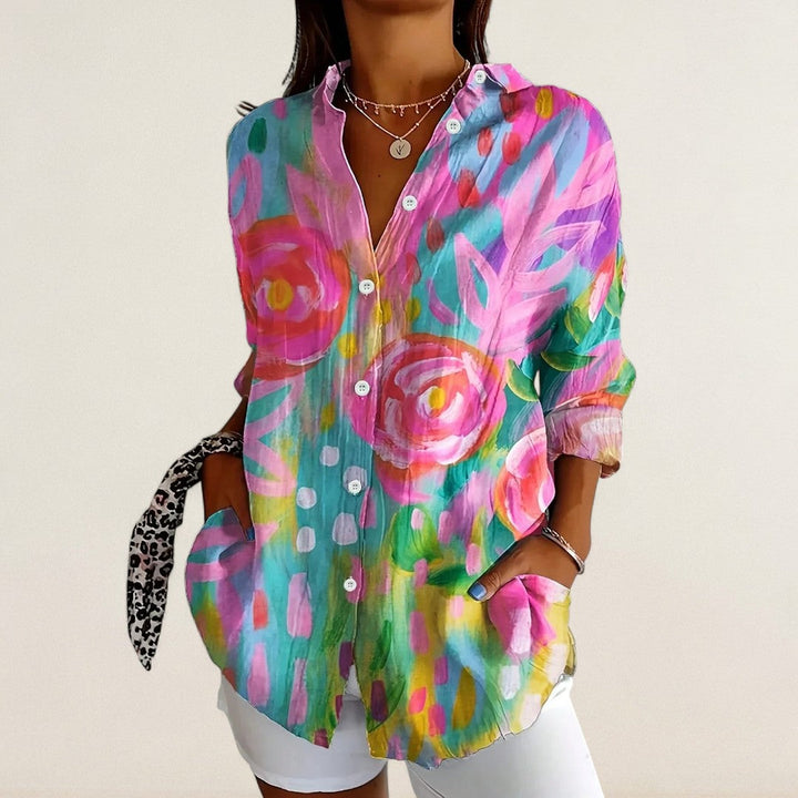Μαρία – αέρινη Boho μπλούζα για Daily Chic