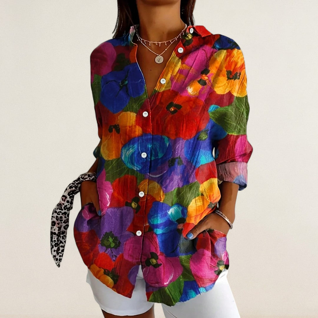 Μαρία – αέρινη Boho μπλούζα για Daily Chic